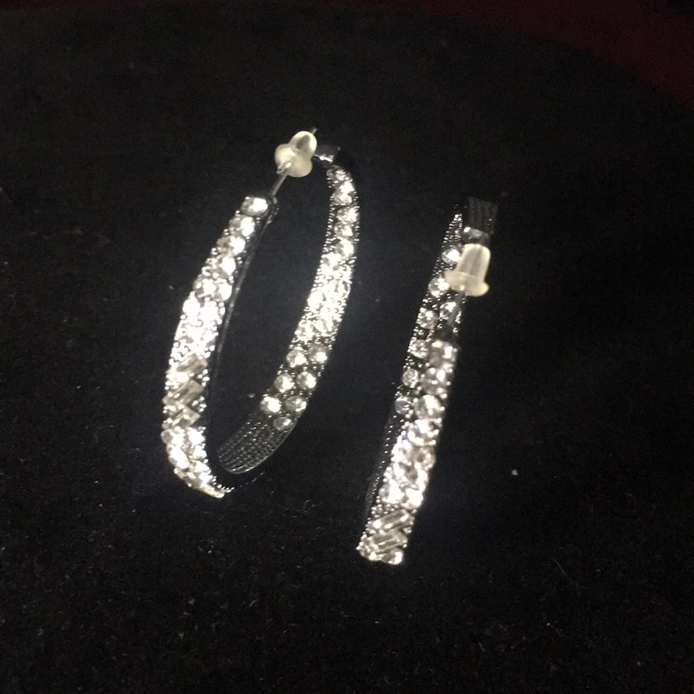 Rhinestone earrings